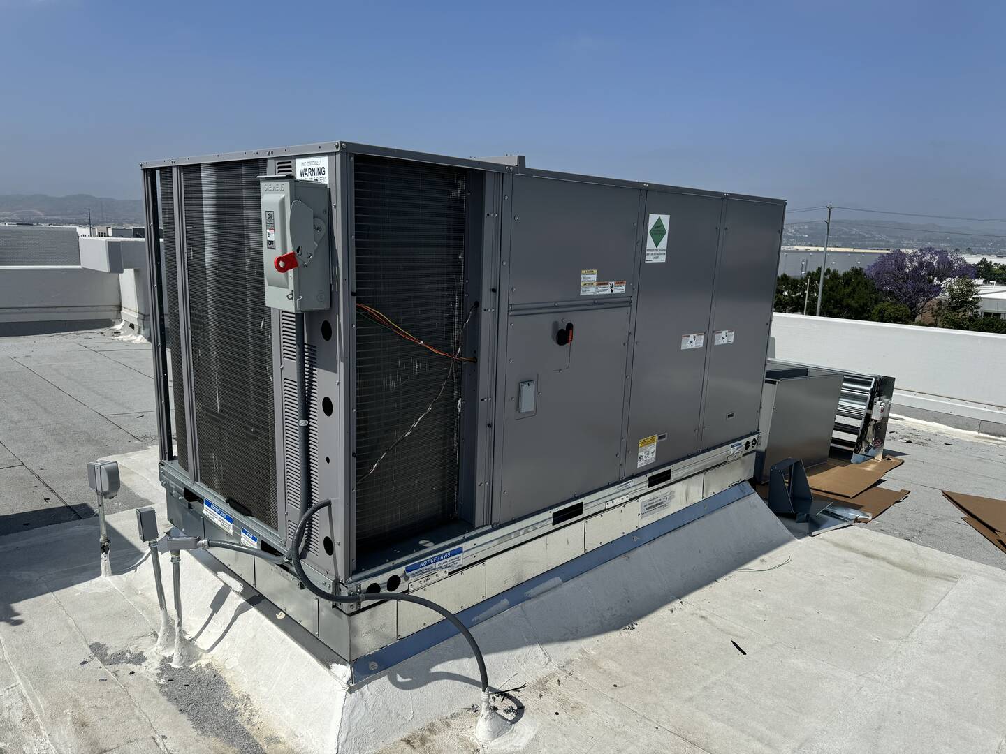 HVAC installation work