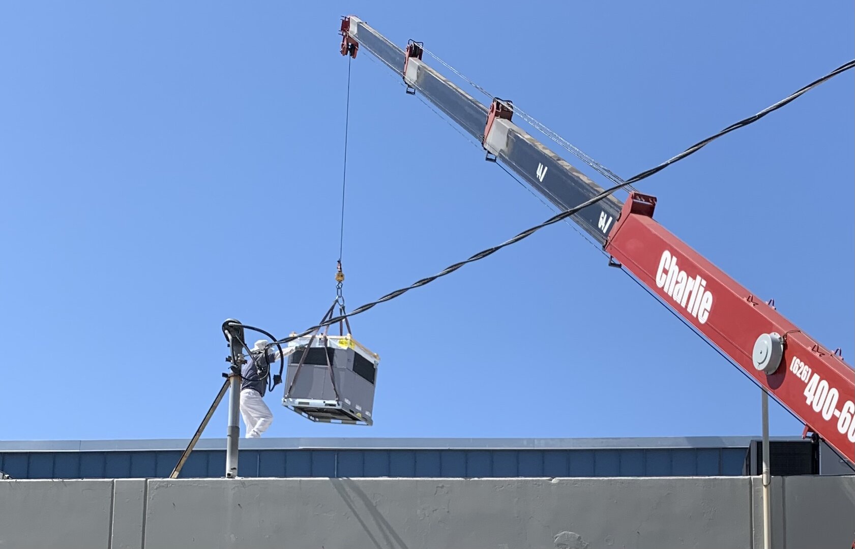 HVAC installation work